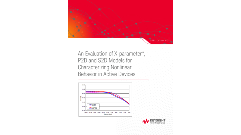 Characterizing Nonlinear Behavior in Active Devices –  An Evaluation of X-parameter